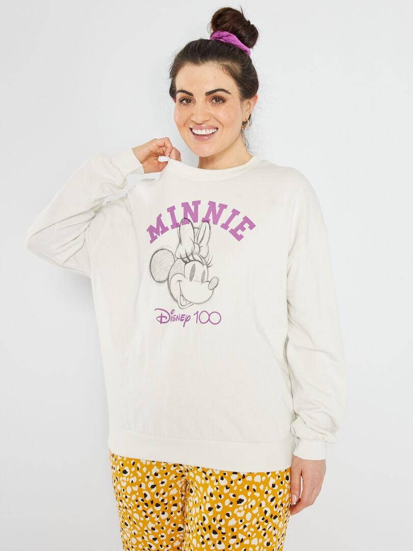 Sweat 'Minnie' Beige - Kiabi