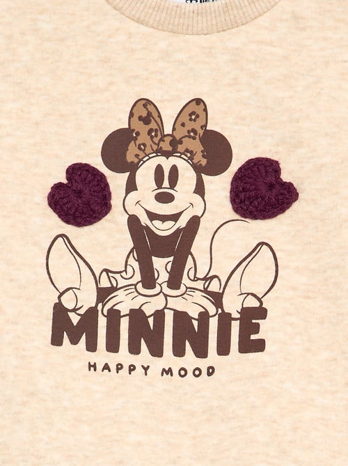 Sweat 'Minnie' 'Disney' avec volants aux épaules - Kiabi