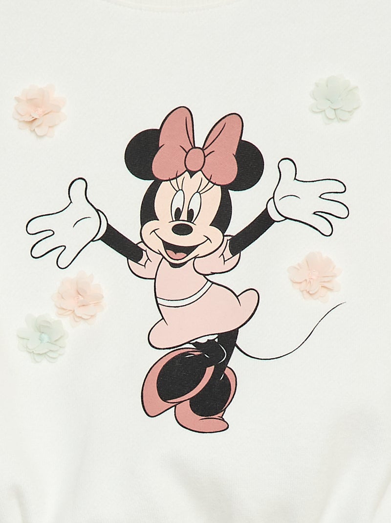 Sweat 'Minnie' 'Disney' Blanc - Kiabi