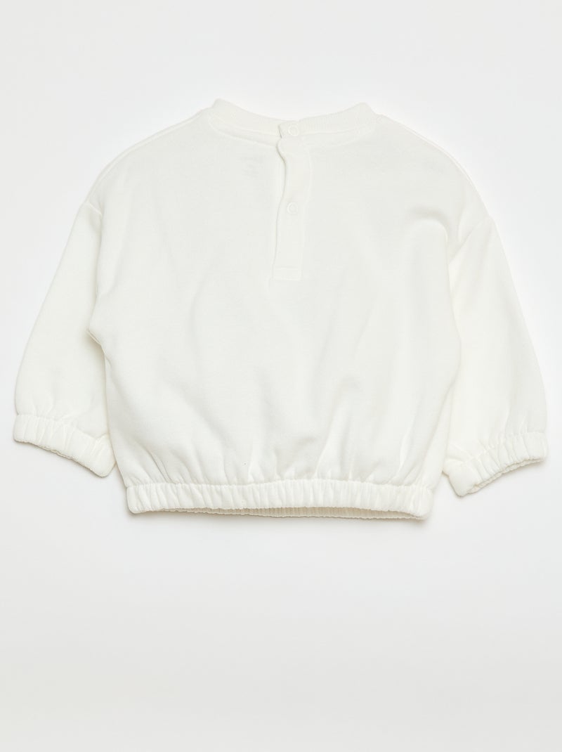 Sweat 'Minnie' 'Disney' Blanc - Kiabi