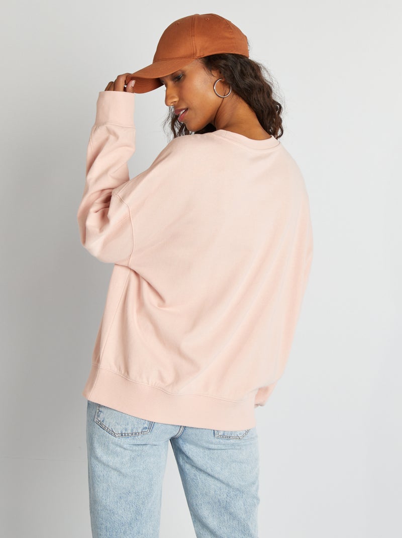 Sweat 'Minnie' imprimé Rose - Kiabi