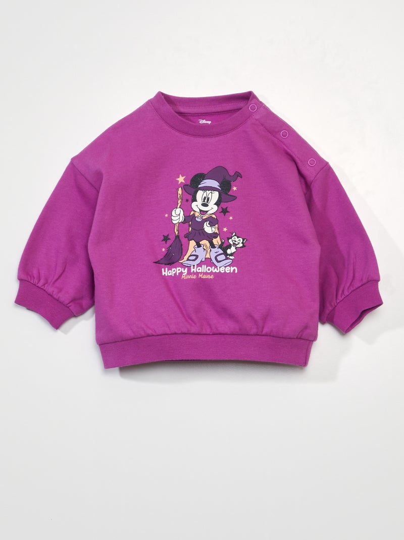 Sweat 'Minnie Mouse' - Halloween Violet - Kiabi