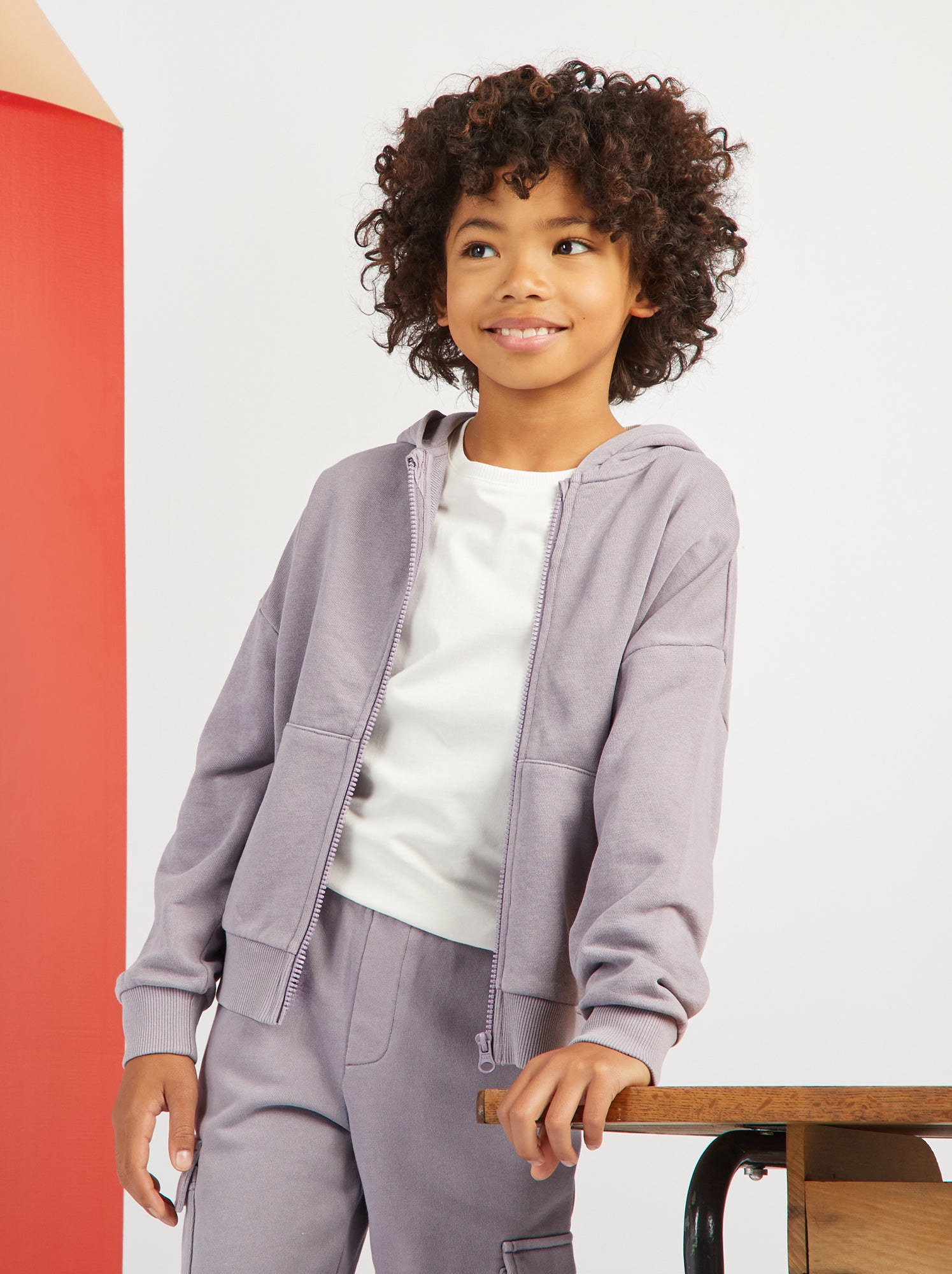 GAP LOGO GIRLS - Sweat à capuche - purple/violet