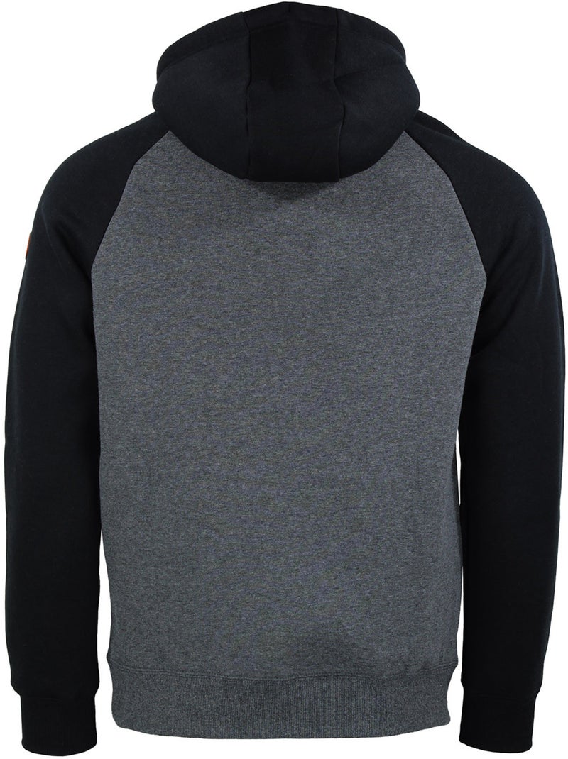 SWEAT MOLLETON A CAPUCHE CLAPTON HOMME - PEAK MOUNTAIN Noir - Kiabi