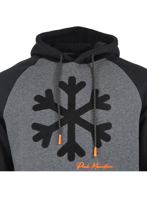 SWEAT MOLLETON A CAPUCHE CLAPTON HOMME - PEAK MOUNTAIN - Kiabi