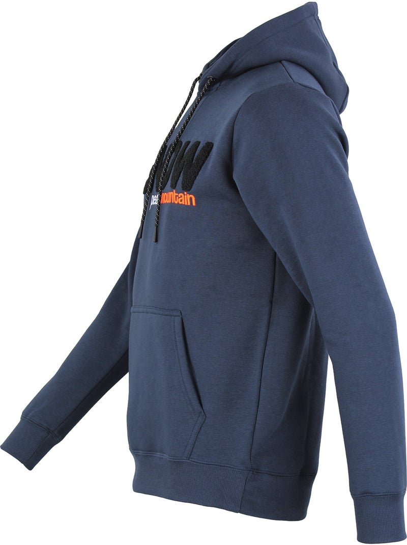 SWEAT MOLLETON A CAPUCHE CLASH HOMME - PEAK MOUNTAIN Bleu marine - Kiabi