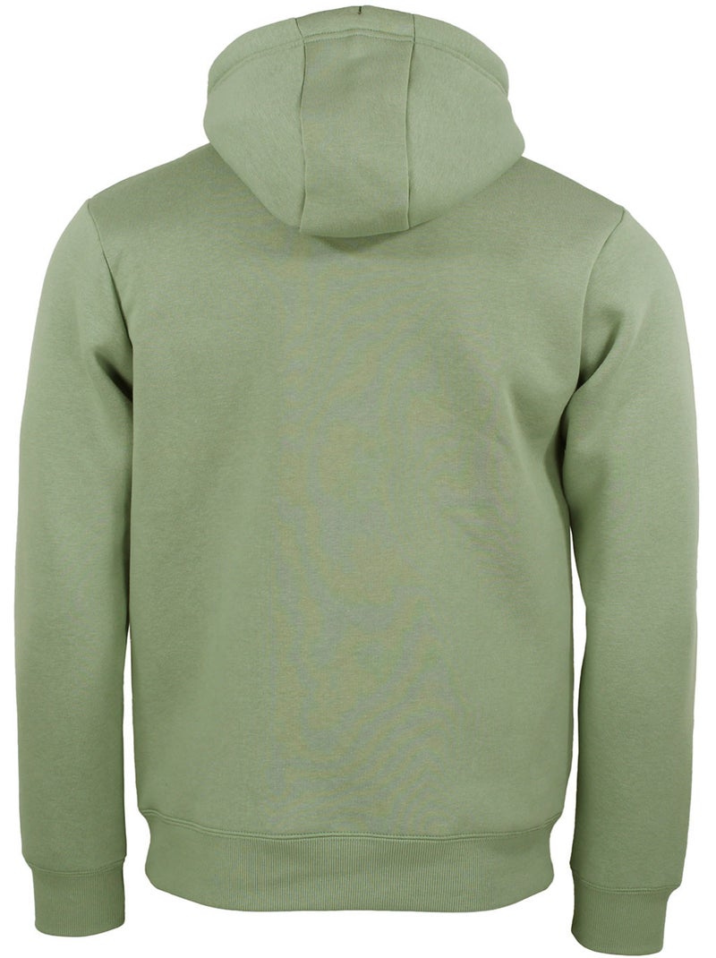 SWEAT MOLLETON A CAPUCHE CLASH HOMME - PEAK MOUNTAIN Kaki - Kiabi