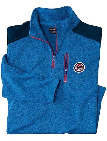 Pull Molleton Chiné Sport - ATLAS FOR MEN