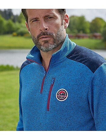 Pull Molleton Chiné Sport - ATLAS FOR MEN