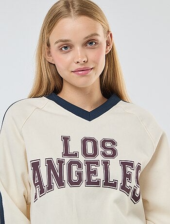 Sweat molleton sportswear