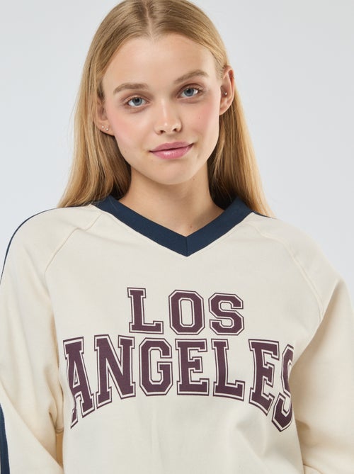 Sweat molleton sportswear - Kiabi Sweat molleton sportswear - Kiabi