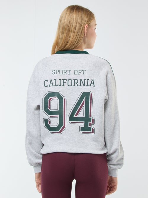 Sweat molleton sportswear - Kiabi