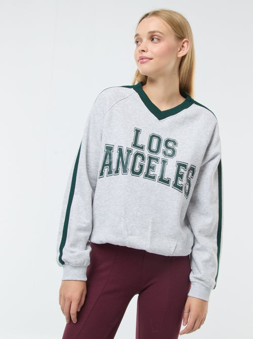 Sweat molleton sportswear - Kiabi