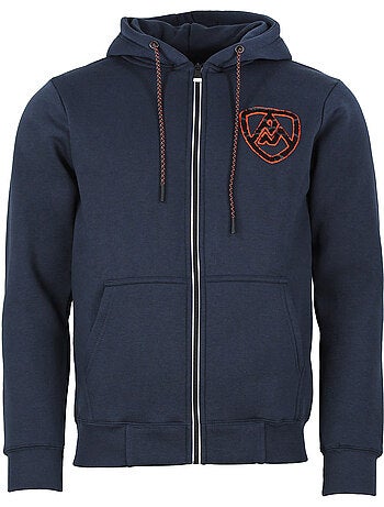 SWEAT MOLLETON ZIPPE A CAPUCHE CAWANE HOMME - PEAK MOUNTAIN