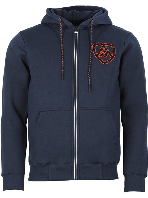 SWEAT MOLLETON ZIPPE A CAPUCHE CAWANE HOMME - PEAK MOUNTAIN - Kiabi