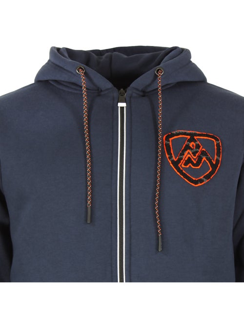 SWEAT MOLLETON ZIPPE A CAPUCHE CAWANE HOMME - PEAK MOUNTAIN - Kiabi