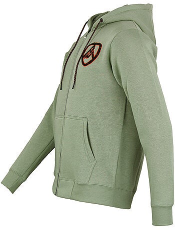 SWEAT MOLLETON ZIPPE A CAPUCHE CAWANE HOMME - PEAK MOUNTAIN