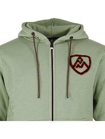SWEAT MOLLETON ZIPPE A CAPUCHE CAWANE HOMME - PEAK MOUNTAIN