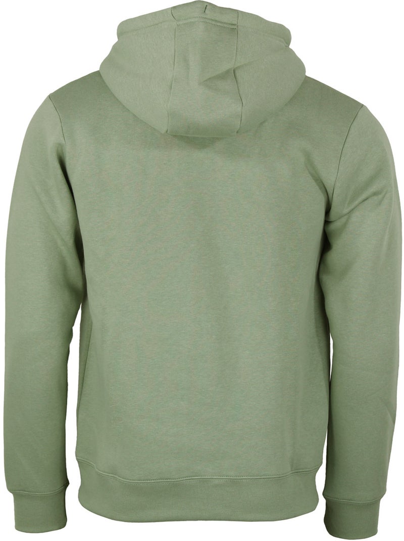 SWEAT MOLLETON ZIPPE A CAPUCHE CAWANE HOMME - PEAK MOUNTAIN Kaki - Kiabi