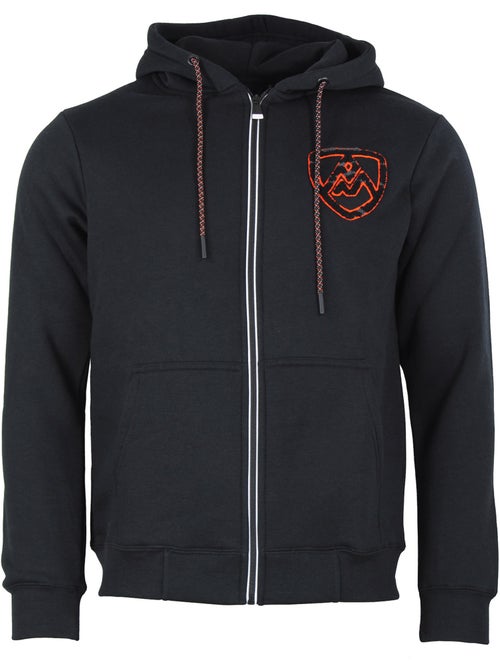 SWEAT MOLLETON ZIPPE A CAPUCHE CAWANE HOMME - PEAK MOUNTAIN - Kiabi