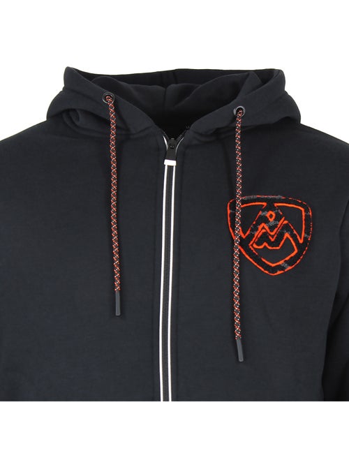 SWEAT MOLLETON ZIPPE A CAPUCHE CAWANE HOMME - PEAK MOUNTAIN - Kiabi
