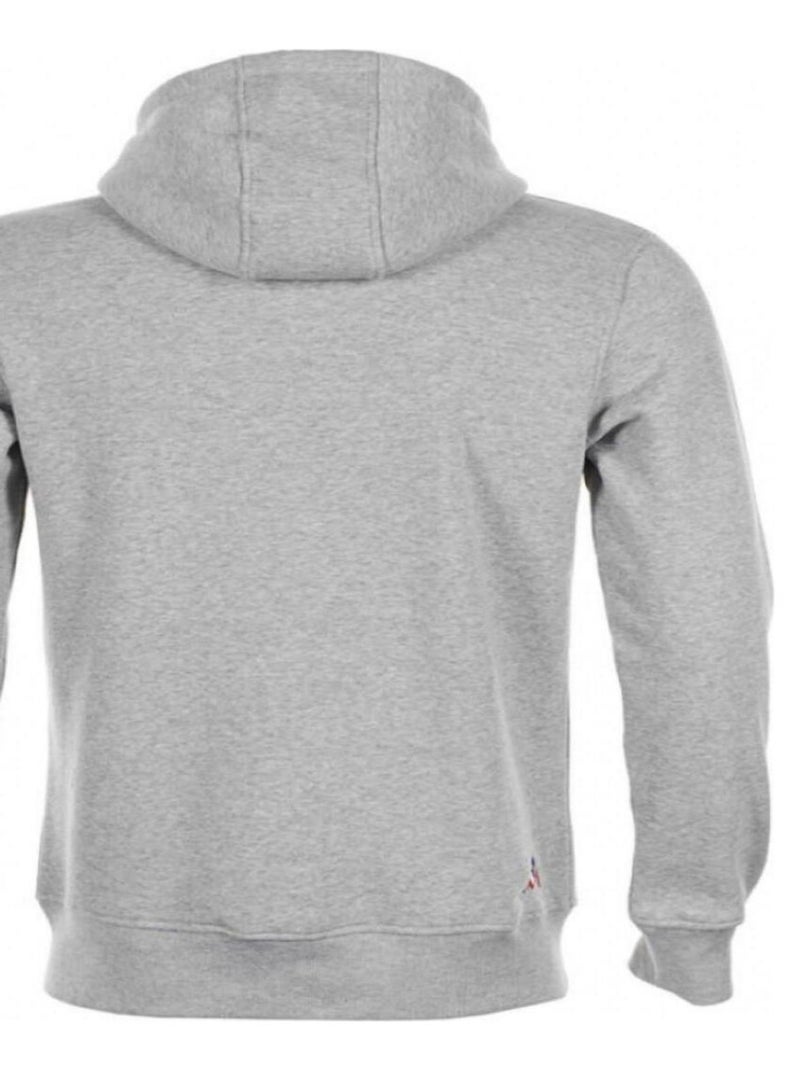 Sweat molleton zippé à capuche   COPILOT - PEAK MOUNTAIN Gris - Kiabi