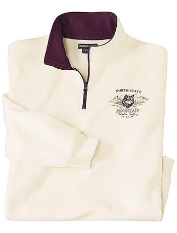 Sweat Molleton Zippé North State - ATLAS FOR MEN