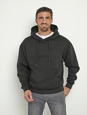 Sweat molletonné à capuche, poche ventrale