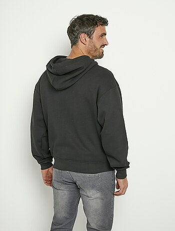 Sweat molletonné à capuche, poche ventrale