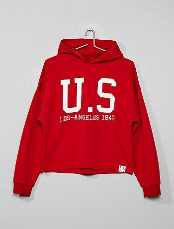 Sweat molletonné à capuche