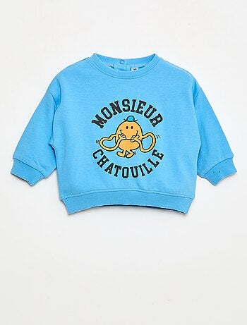 Sweat 'Monsieur Madame' en molleton gratté doux et chaud