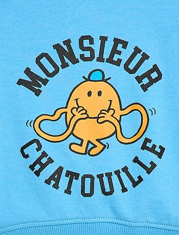 Sweat 'Monsieur Madame' en molleton gratté doux et chaud