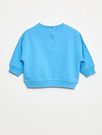 Sweat 'Monsieur Madame' en molleton gratté doux et chaud