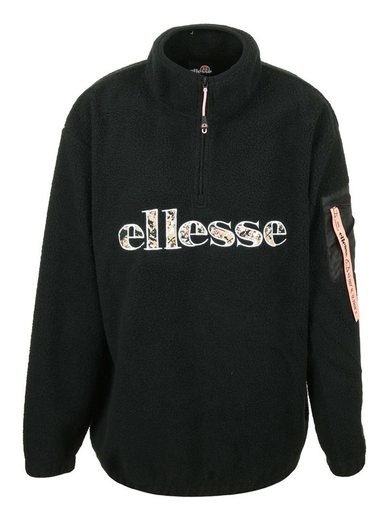 Sweat Monticule 1/2 Zip Track Top Noir - Kiabi
