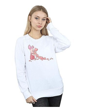 Sweat motif winnie l'ourson et porcinet chain of hearts - disney