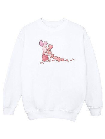 Sweat motif winnie l'ourson et porcinet chain of hearts - disney
