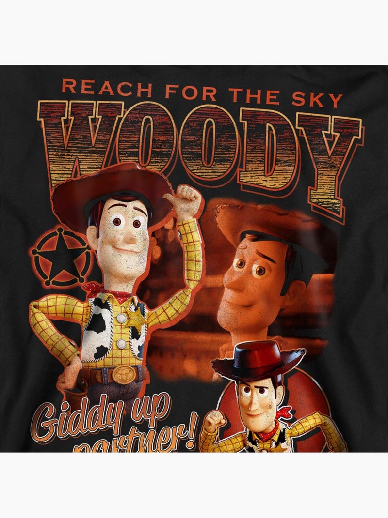 Sweat motif woody motif/style hommage sheriff - toy story (woody) Noir - Kiabi
