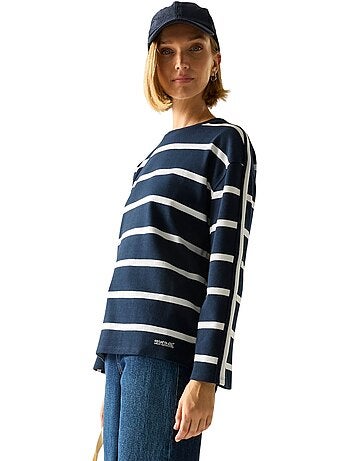 Sweat motif/style à rayures avira - regatta