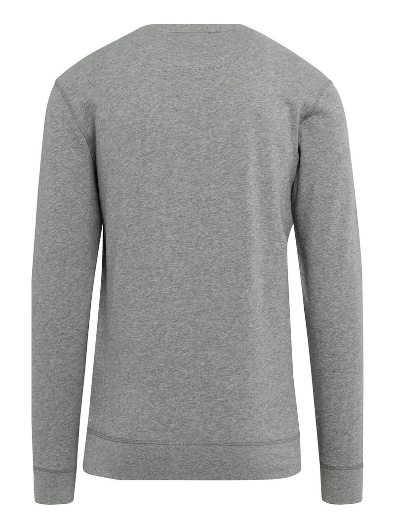 Sweat motif/style chiné - build your brand Gris - Kiabi
