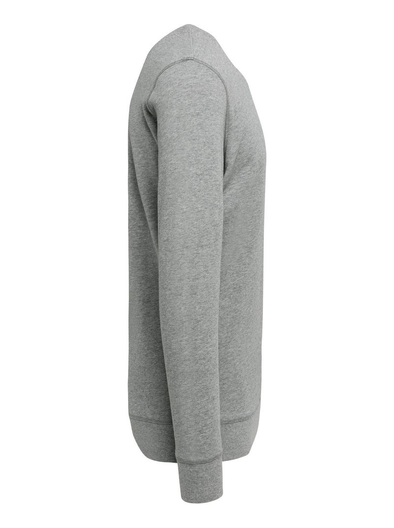 Sweat motif/style chiné - build your brand Gris - Kiabi