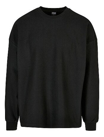 Sweat motif/style côtelé - urban classics