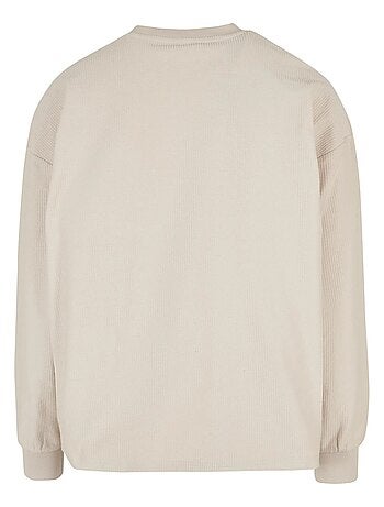 Sweat motif/style côtelé - urban classics
