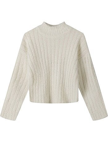 Sweat motif/style duveteux - minoti