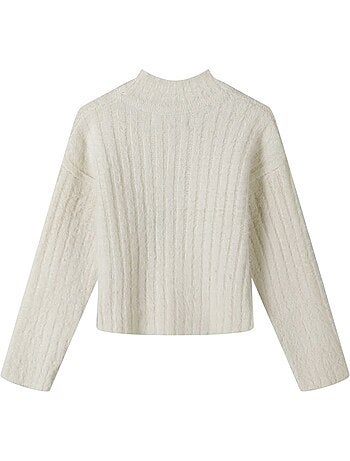Sweat motif/style duveteux - minoti