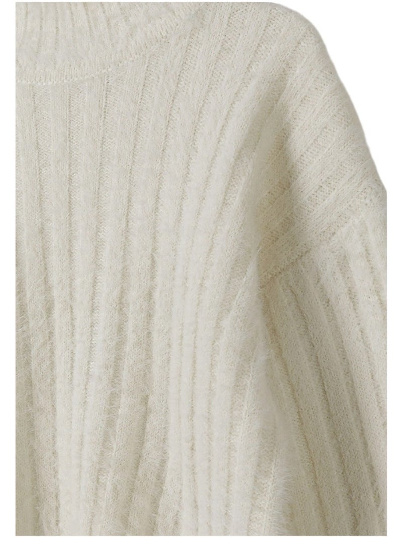Sweat motif/style duveteux - minoti Blanc - Kiabi