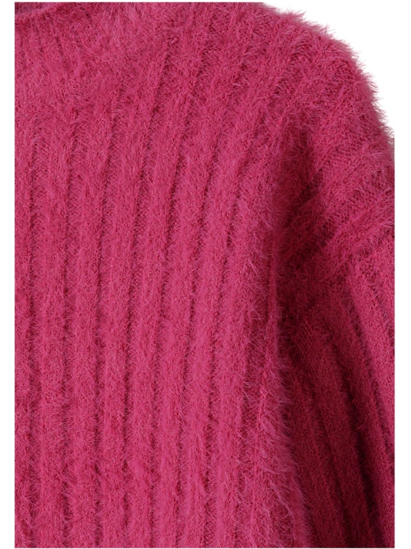 Sweat motif/style duveteux - minoti Rose - Kiabi