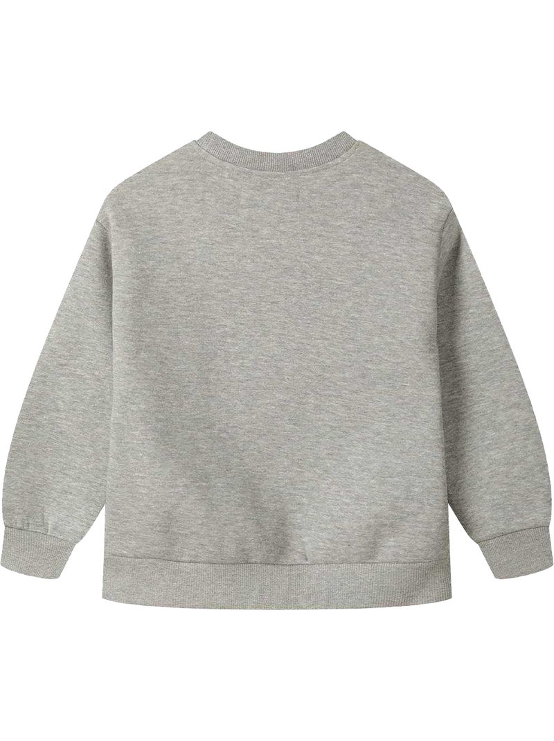Sweat motif/style graphique - minoti Gris - Kiabi