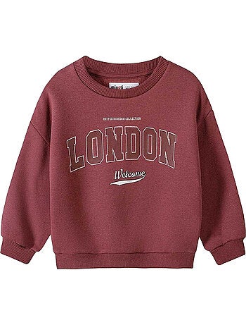 Sweat motif/style imprimé - minoti