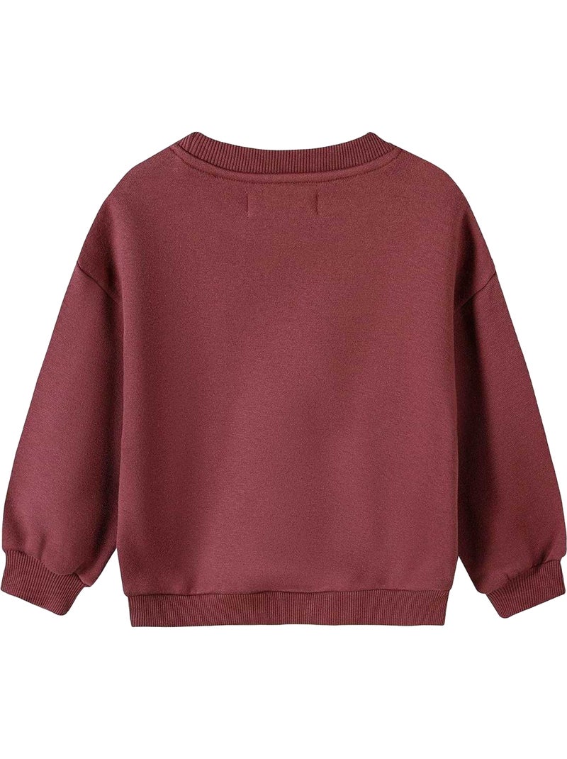 Sweat motif/style imprimé - minoti Violet - Kiabi
