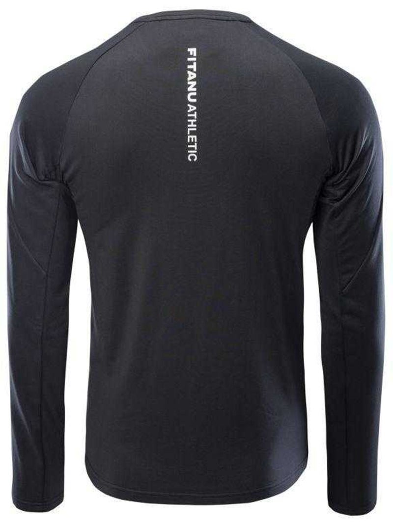 Sweat motif/style imprimé au dos samdu - fitanu Noir - Kiabi